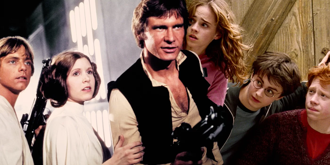 luke, leia, Han, Hermione, Harry, Ron
