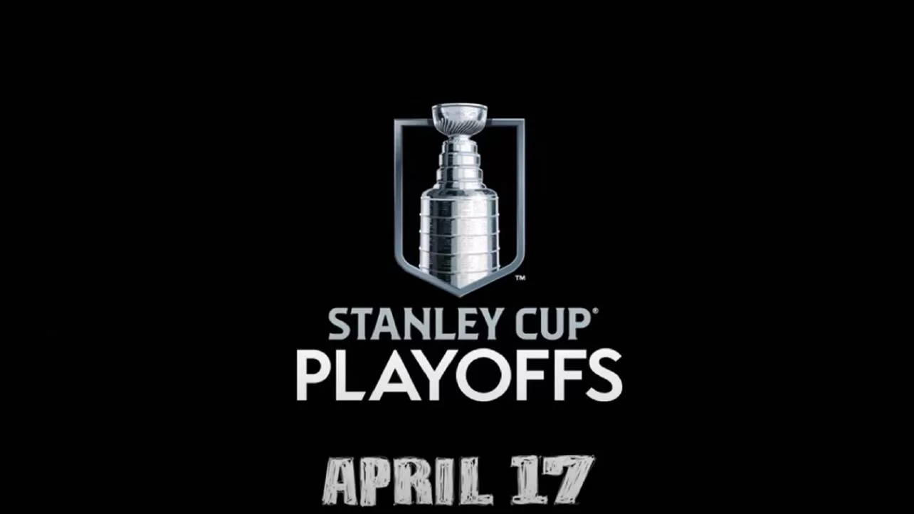 The official logo for the 2023 Stanley Cup Playoffs. Hockey's postseason begins on April 17th.