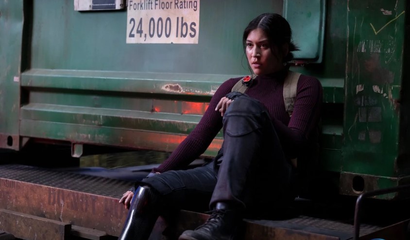 Alaqua Cox pictured in a promotional image for Echo season 1 | Agents of Fandom
