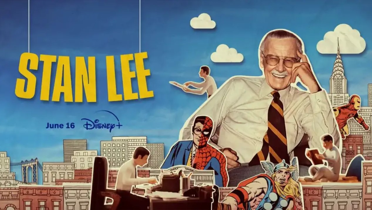A promotional image for the Stan Lee Documentary coming to Disney Plus | Agents of Fandom