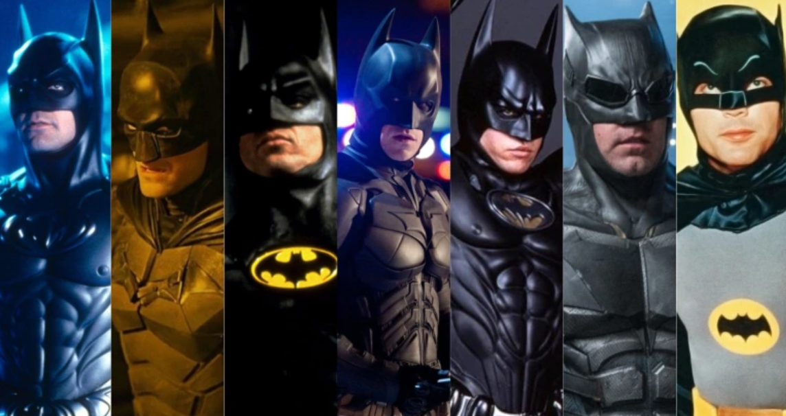 Best Batman countdown feature image, which features all live action actors | Agents of Fandom