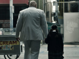 Vincent D’Onofrio as Wilson Fisk/Kingpin and Darnell Besaw as young Maya Lopez in Marvel Studios' ECHO | Agents of Fandom