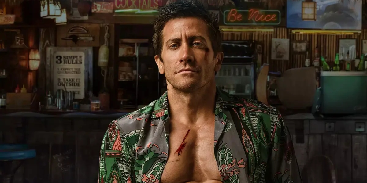 Jake Gyllenhaal cropped from the Road House poster | Agents of Fandom