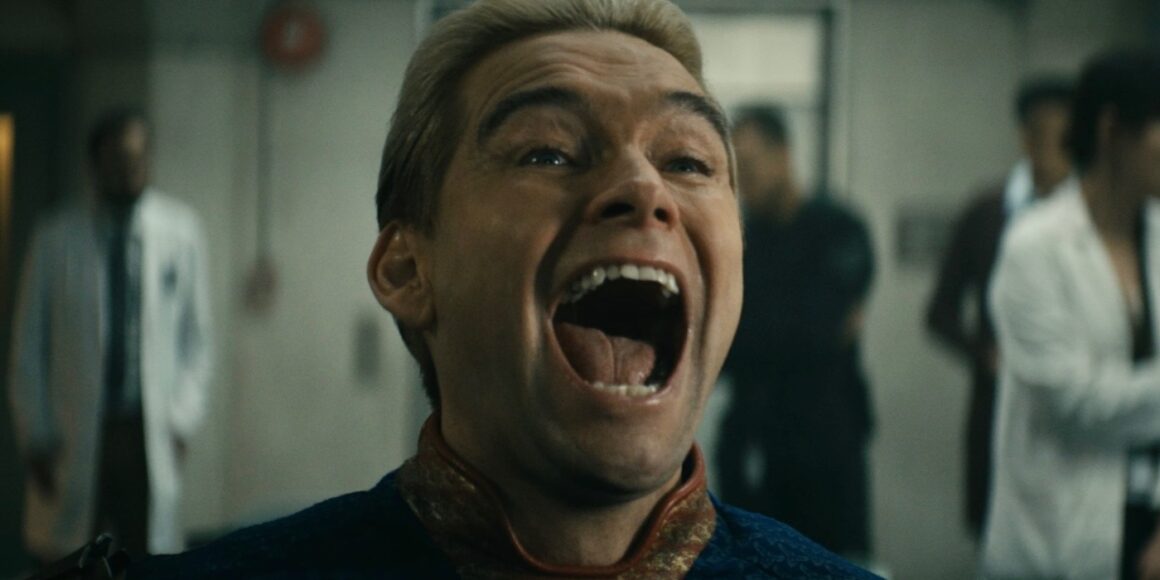 Antony Starr as Homelander screaming in The Boys Season 4 | Agents of Fandom