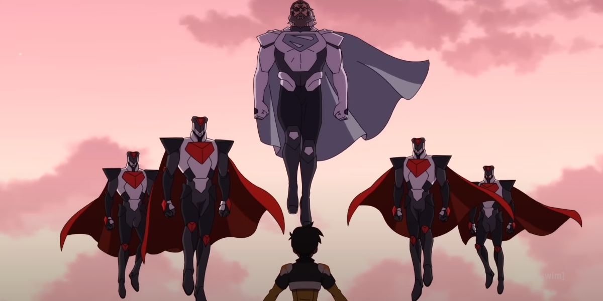 Brainiac with his army of Metallos in My Adventures With Superman | Agents of Fandom