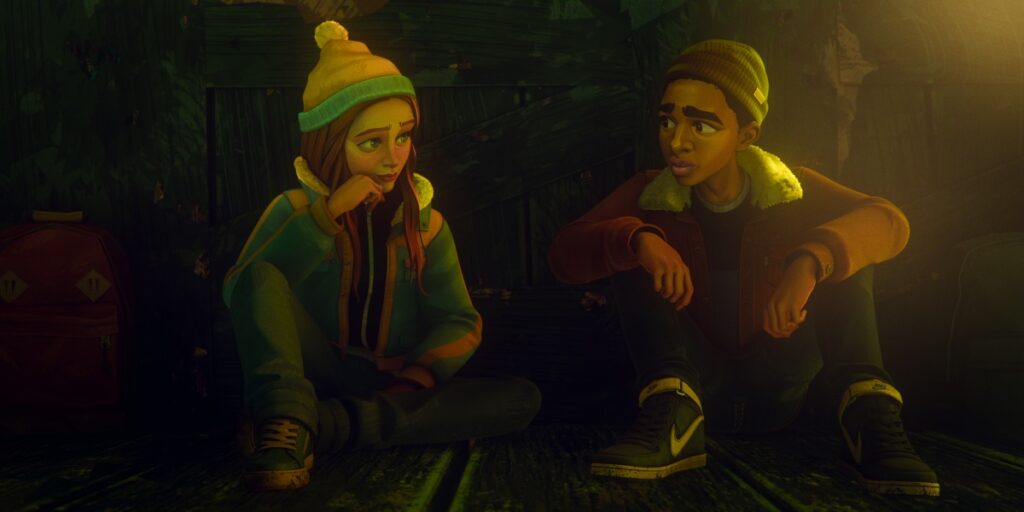 Max and Lucas have a chat about their feelings in Stranger Things: Tales from '85 Season 2 | Agents of Fandom