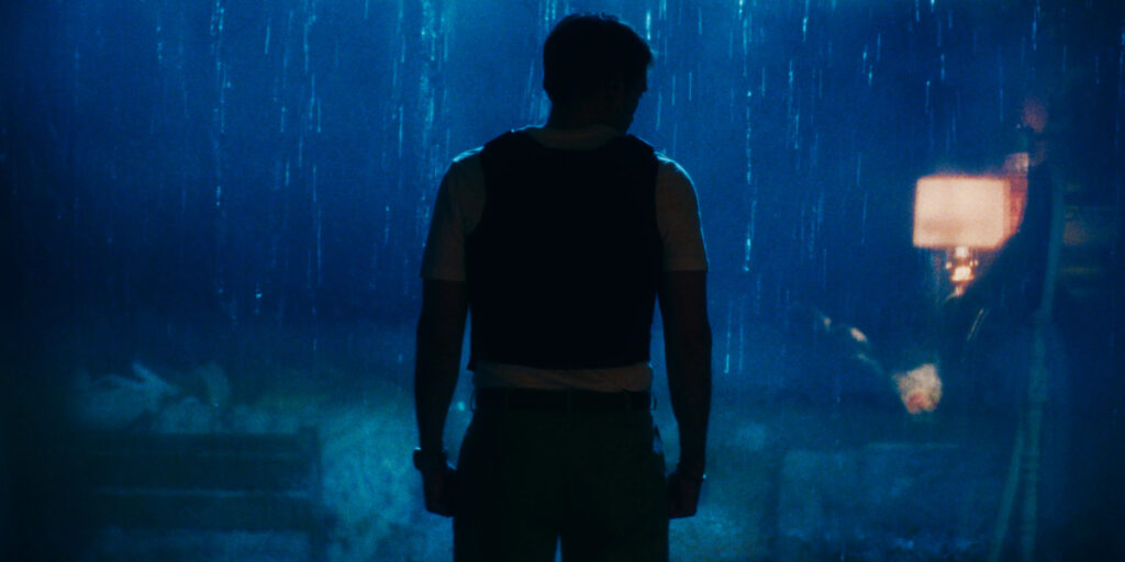 Robert Pattinson looking out into the rain in Primetime | Agents of Fandom