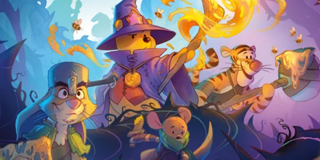 Beautiful art from Cam Kendell for Disney Lorcana: Illumineer's Quest - The Great Hunny Rescue | Agents of Fandom