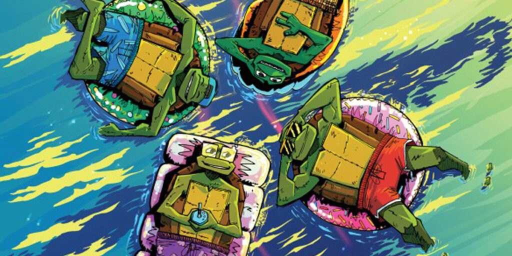 'Tales of the Teenage Mutant Ninja Turtles: Coastal Chaos' #2 is one of the best comics from October 21, Cover by Louie Joyce | Agents of Fandom